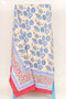 20s Cotton Bed Cover in Block Print